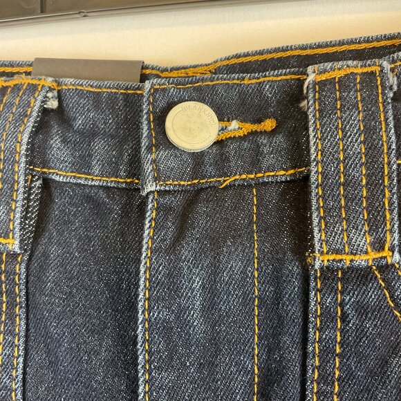 BlankNYC High Cuffed Jeans 24 Blue Dark Wash New NWT - Picture 6 of 12